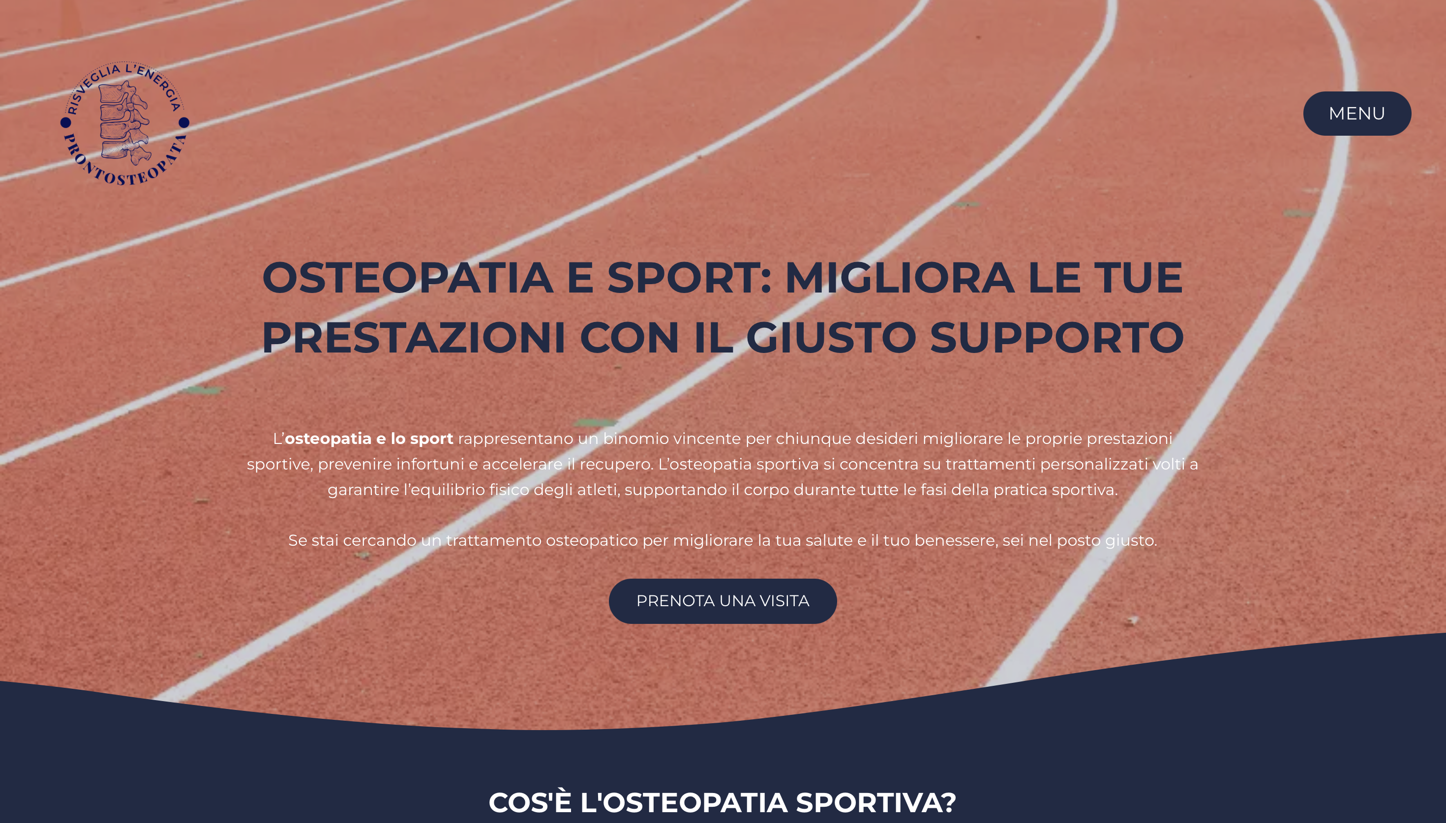 Realizzazione Sito Web per Osteopata
