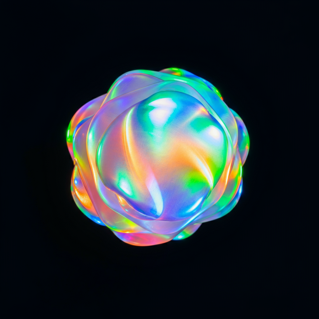 Bolla grafica astratta